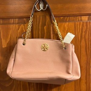 Tory Burch Grace Tote with matching wallet .